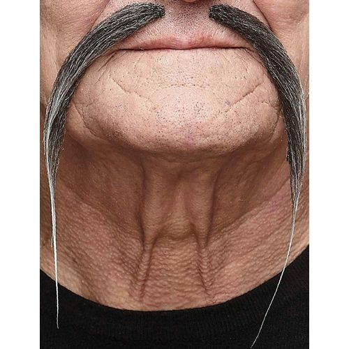 Moustache Chinoise Grise Adulte Taille Unique