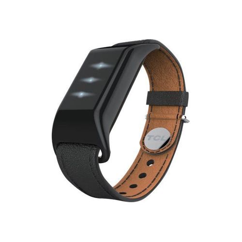 Tcl Moveband Mb12 - Suivi D'activités Avec Sangle - Cuir - 128 Ko - Bluetooth - Noir