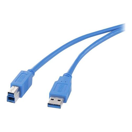 Renkforce - Câble USB - USB type A (M) pour USB Type B (M) - USB 3.0 - 50 cm - bleu