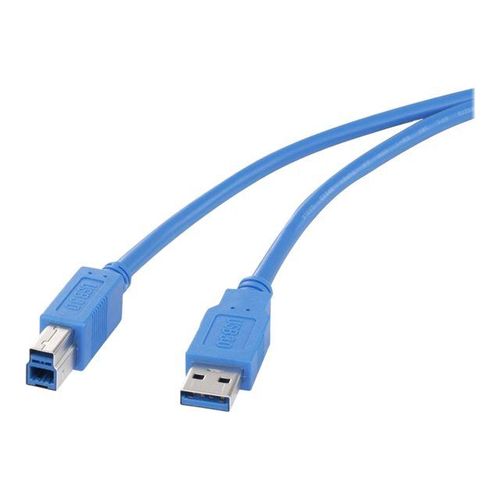 Renkforce - Câble USB - USB type A (M) pour USB Type B (M) - USB 3.0 - 1.8 m - bleu