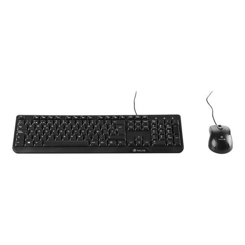 NGS COCOA KIT - Ensemble clavier et souris - USB - Espagnol - noir