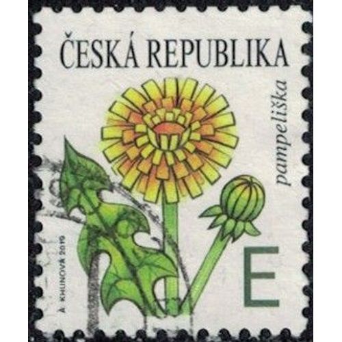 République Tchèque 2019 Oblitéré Used Beauté Des Fleurs Pissenlit Y&t Cz 917 Su