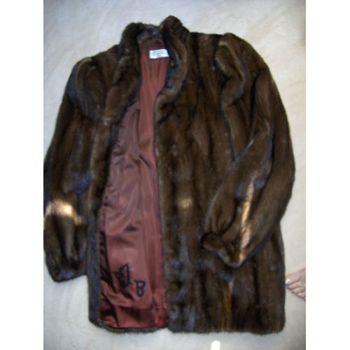 Veste Vison Brun T44