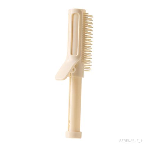 Brosse À Cheveux Coiffante Brosse Démêlante Polyvalente Pour Voyage Crème 