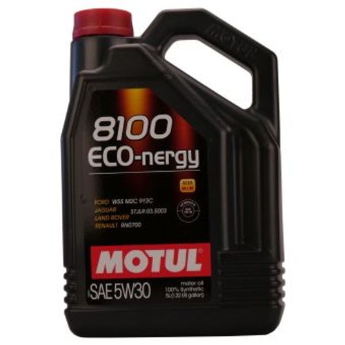 Motul 8100 Eco-Nergy 5w-30 5.0 L Jerrycans