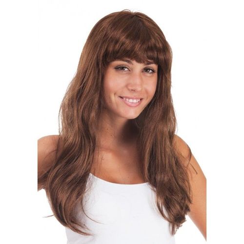 Perruque Longue À Frange Femme Lola