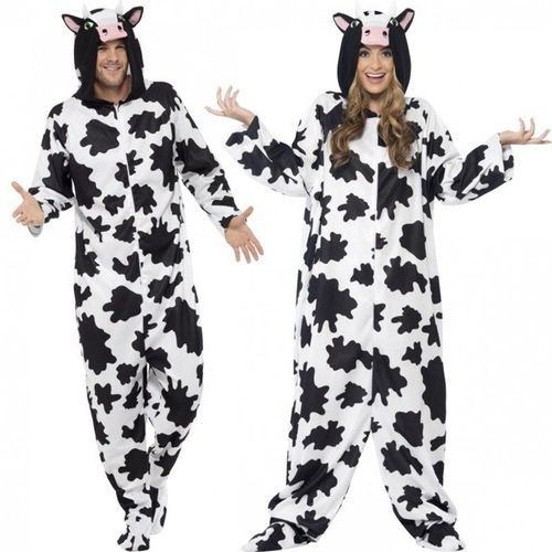 Déguisement De Vache Noir & Blanc Adulte