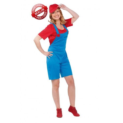 Déguisement De Super Plombière Rouge Femme
