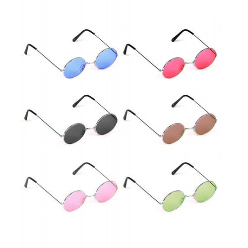 Lunettes Rondes De Hippie Adulte