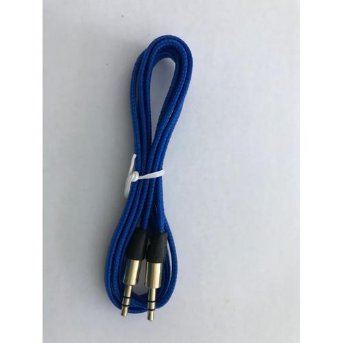 Cable jack bleu 3.5 Universel Mobile/MP3 auxiliaire pour Nokia Lumia 950 XL