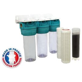 AQUAWATER Station de filtration triple pour eau de pluie