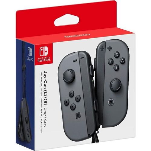 Paire De Manettes Joy-Con Grises Pour Nintendo Switch