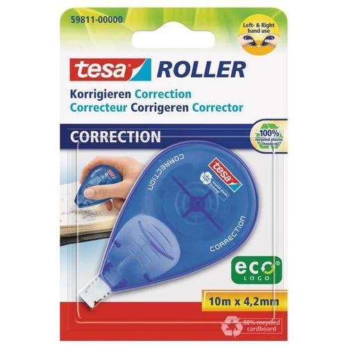 Tesa Roller Jetable De Correction Pour Droitiers Et Gauchers - 4.2 Mm
