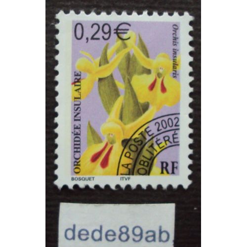France.. 0.29e Timbre Préoblitéré . Orchidée Insulaire (Orchis Insularis)