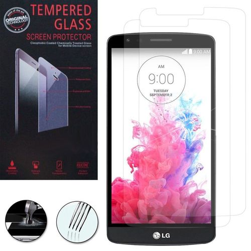 Lot / Pack De 2 Films Verre Trempé Pour Lg G3 Stylus 5.5" Protection D'écran