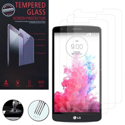 Lot / Pack De 3 Films Verre Trempé Pour Lg G3 Stylus 5.5" Protection D'écran