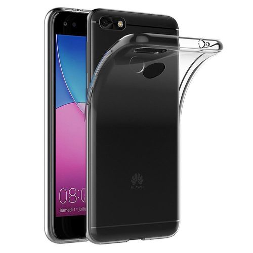 Coque Silicone Pour Huawei Y6 Pro 2017 5.0" Gel Ultraslim Et Ajustement Parfait - Transparent