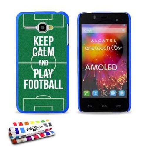 Coque Case Alcatel One Touch Star Keep Calm And Play Football Silicone Rigide (Tpu)