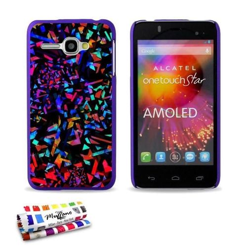 Coque Case Alcatel One Touch Star Jungle Pop Contour Violet Silicone Rigide (Tpu)