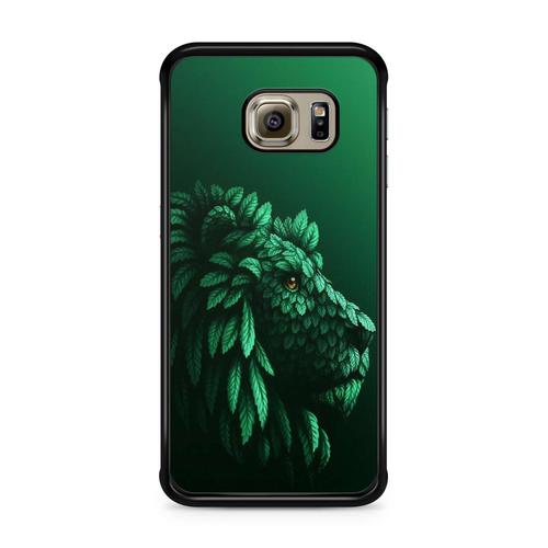 Coque Pour Samsung Galaxy S7 Edge Lion King Afrique Tigre Tiger Sauvage Lionne Incas Art Roi Lion Panthere Ref 3164