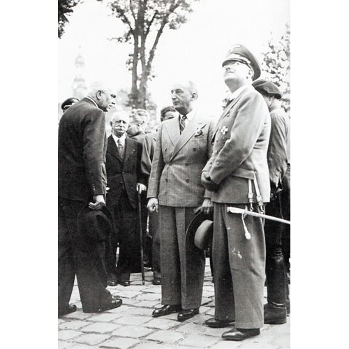 Ww2 - Lvf - Fernand De Brinon Et Le Ministre Allemand Schleier