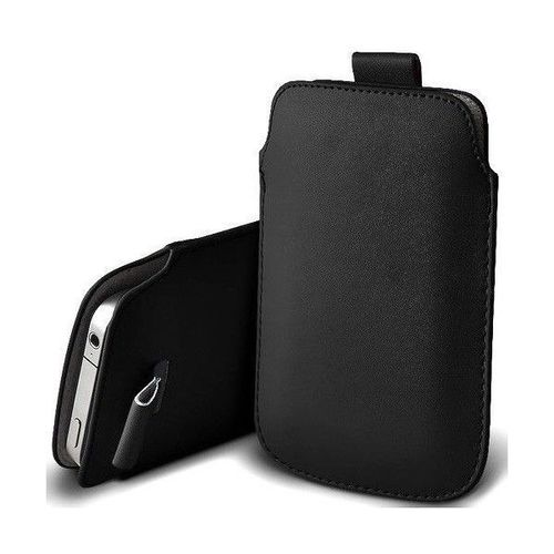 Pochette Housse Étui Coque Cuir Noir Ozzzo Pour Motorola Moto G5s