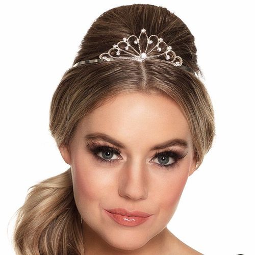 Mini Couronne Argentée Femme Taille Unique
