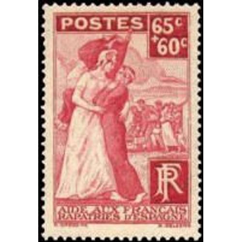 Au Profit Du Comité D'assistance Aux Français Rapatriés D' Espagne Année 1938 N° 401 Yvert Et Tellier Luxe