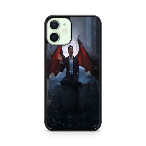 Coque Pour Iphone 15 Pro Max Silicone Tpu Lucifer Morningstar Série Diable Ange Paradis Enfer Ref 426