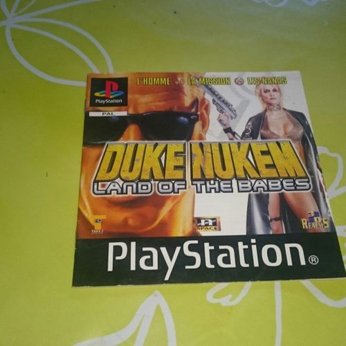 Sony Playstation - Duke Nuken Land Of The Babes - Livret Mode D'emploi
