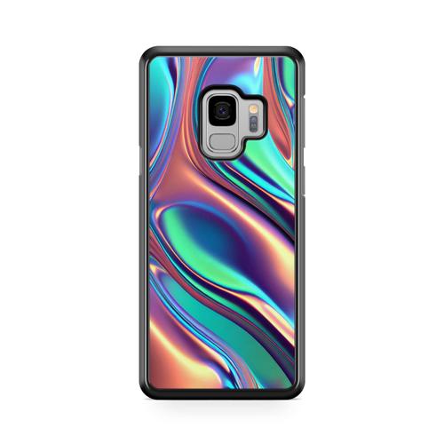 Coque Pour Samsung Galaxy A6 2018 Metal Liquid Abstrait Art Ref 3777