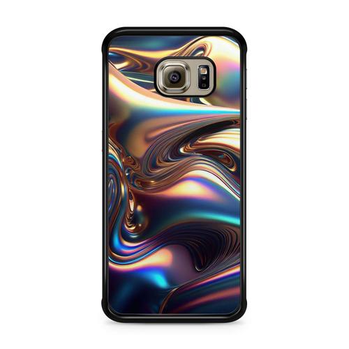 Coque Pour Samsung Galaxy Note 8 Metal Liquid Abstrait Art Ref 860