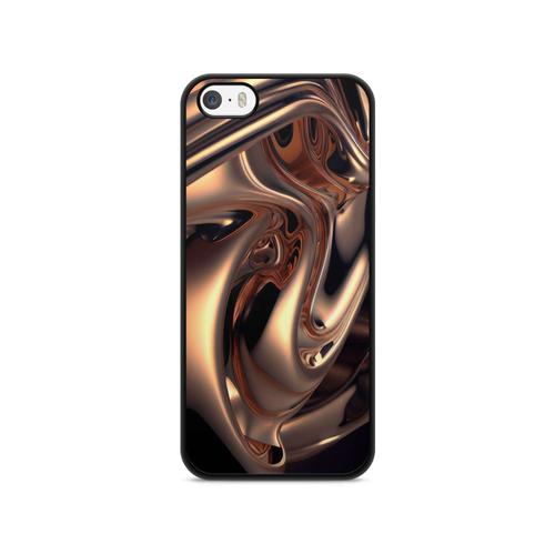 Coque Pour Iphone 6 Plus / 6s Plus Silicone Tpu Metal Liquid Abstrait Art Ref 3804