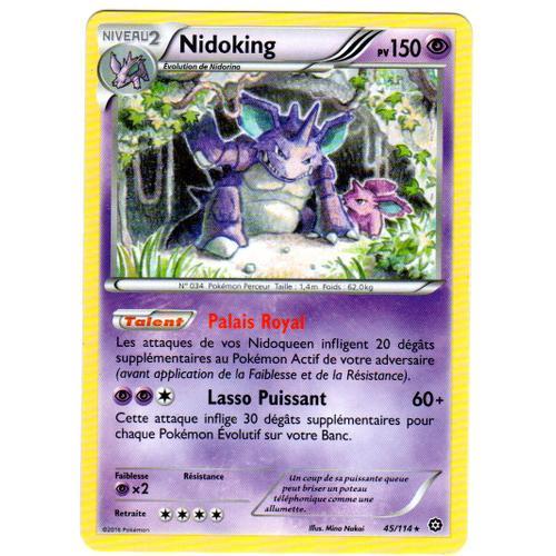 Pokémon - 45/114 - Nidoking - Xy - Offensive Vapeur - Rare