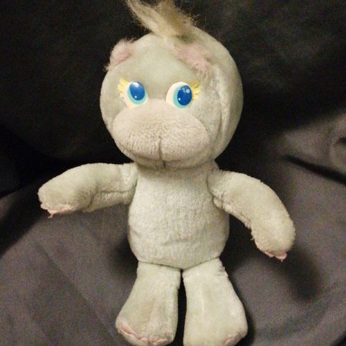 Peluche Tortue Doudou Verte Mattel Tottles Totta 1988 Vintage