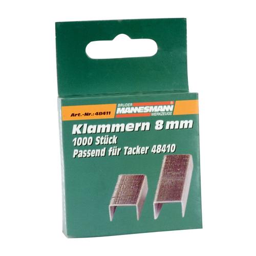 Mannesmann Bte 1000 Agrafes 8 x 12 mm pour Cloueuse M48410