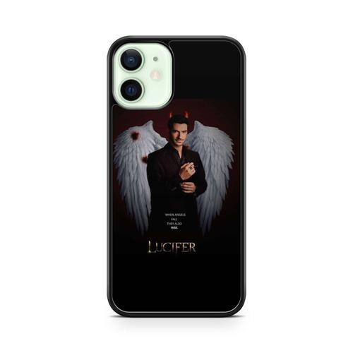 Coque Pour Iphone 12 Pro Max Silicone Tpu Lucifer Morningstar Série Diable Ange Paradis Enfer Ref 15