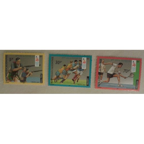 3 Timbres France Nouvelle-Calédonie 2003 Yvert Et Tellier N°895, 896 Et 897 Xiie Jeux Du Pacifique Sud Neufs**