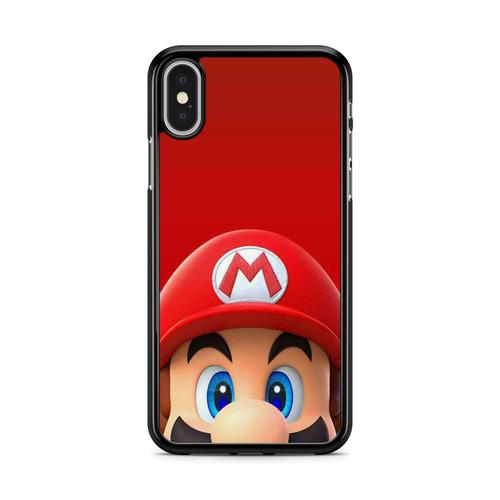 Coque Pour Iphone X / Xs Silicone Tpu Super Mario Bross Jeu Video Princesse Luigi Toad Chamignon Ref 2908