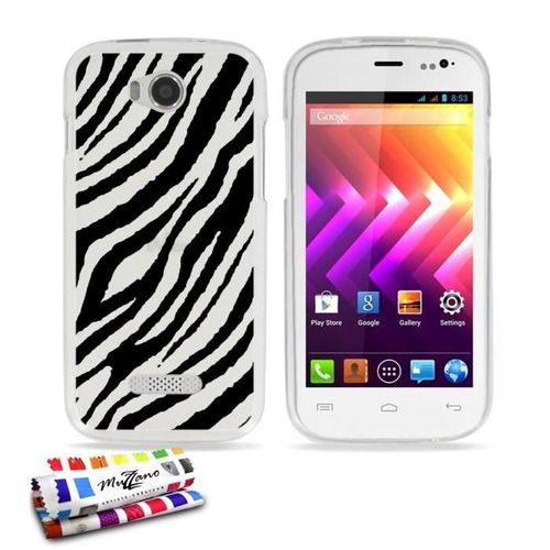 Coque Case Wiko Iggy Zebre Contour Transparent Silicone Souple (Tpu)