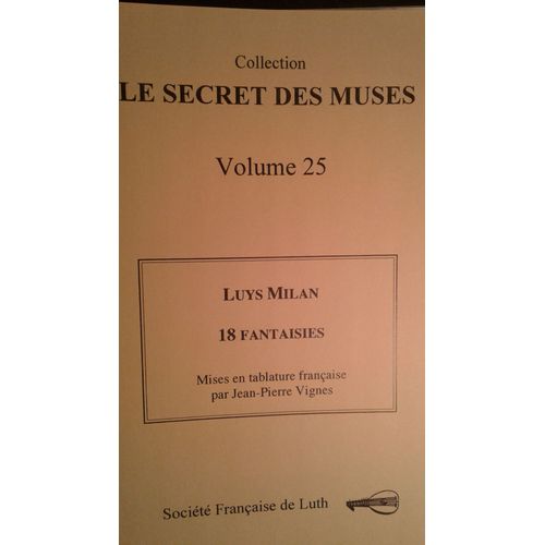 Collection Le Secret Des Muses, Volume 25