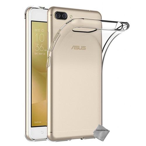 Housse Etui Coque Gel Asus Zenfone 4 Max Zc520kl + Film Ecran - Transparent Tpu