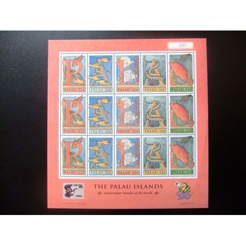Palau 1996 Le Monde Sous-Marin Des Ìles Palau Yvert 882 / 886 ** Mnh //Lot123