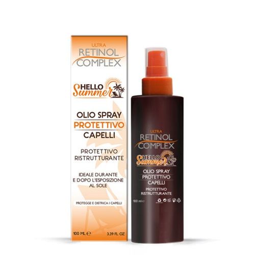 Huile Protectrice Pour Les Cheveux Et Spray Restructurant Idéal Pendant Et Après L'exposition Au Soleil Hello Summer Ultra Retinol Complex