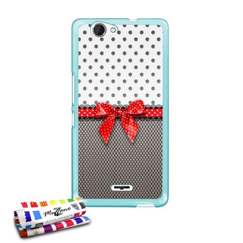Coque Case Wiko Getaway Pin Up Contour Bleu Silicone Souple (Tpu)