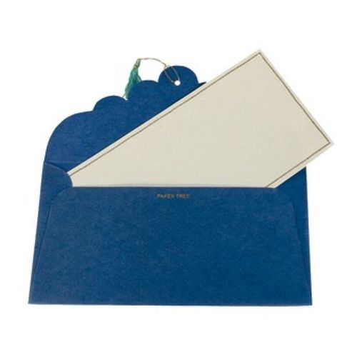 Carte 19x10cm Ivoire/Or 5 Pièces