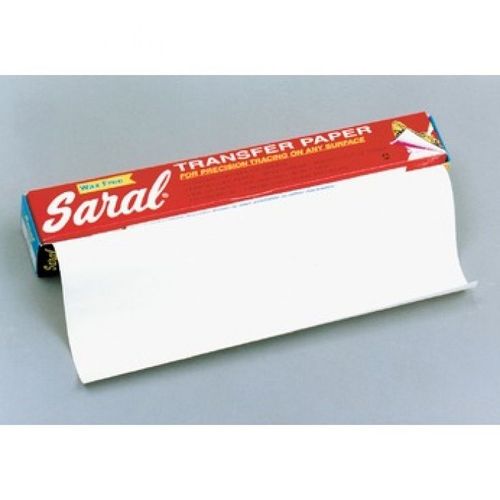 Papier Transfert Saral 12 Feuilles 45 X 61 Cm Blanc