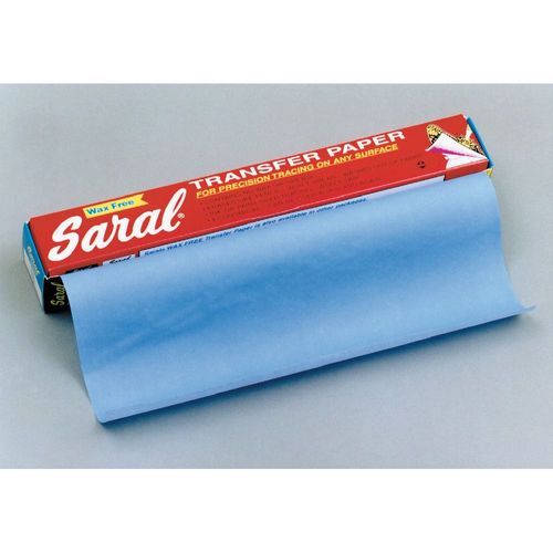Papier Transfert Saral 12 Feuilles 45 X 61 Cm Bleu