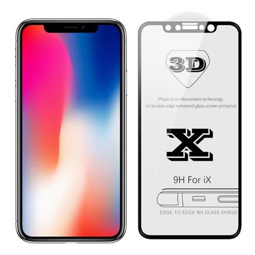 Curved Vitre 3d Hd Protection Verre Trempé Film Protecteur Écran Pour Iphone X