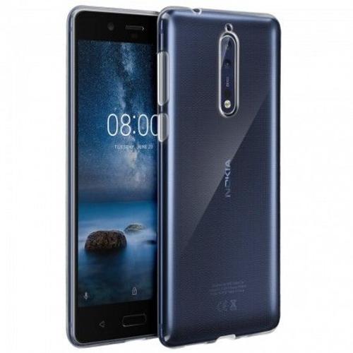 Coque Silicone Transparente Pour Nokia 8